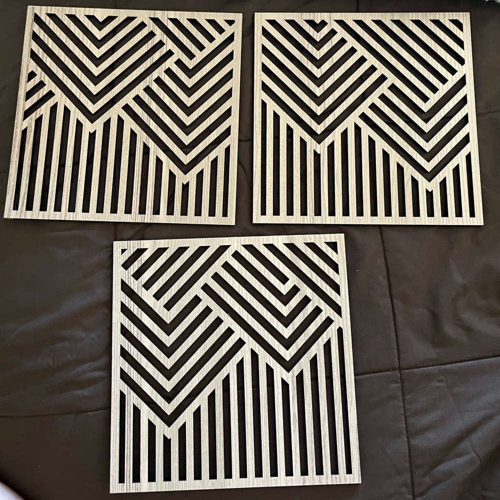 Geometric Wall Art Panels